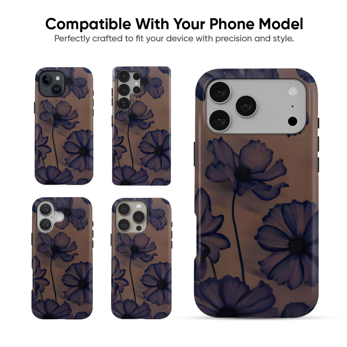 Blue Petal Haze Tough Case - cheekycase