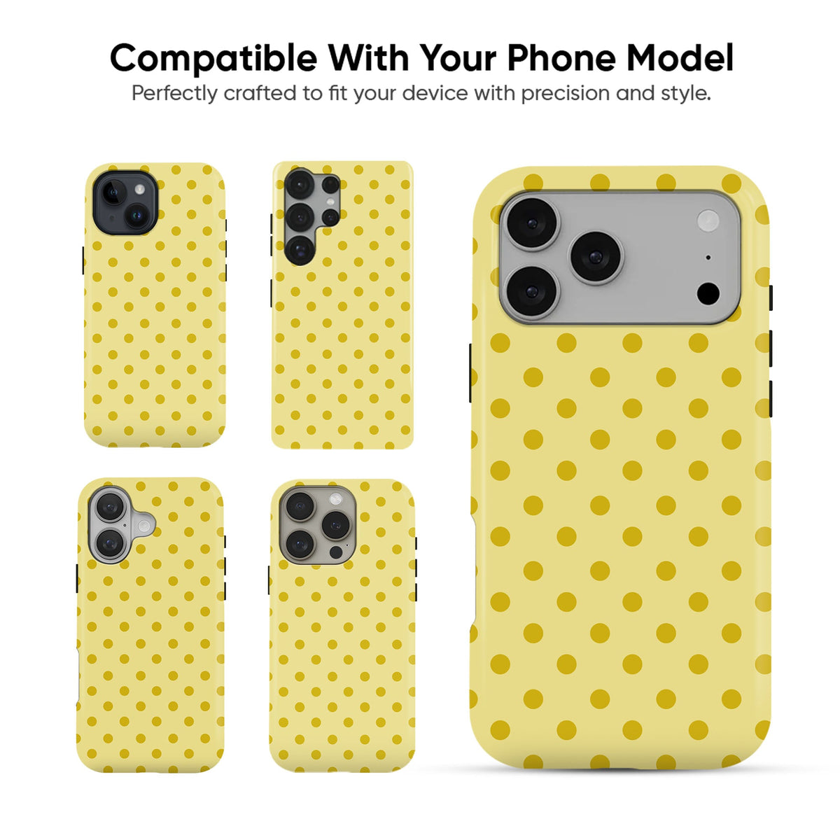 Yellow Micro Dots - cheekycase