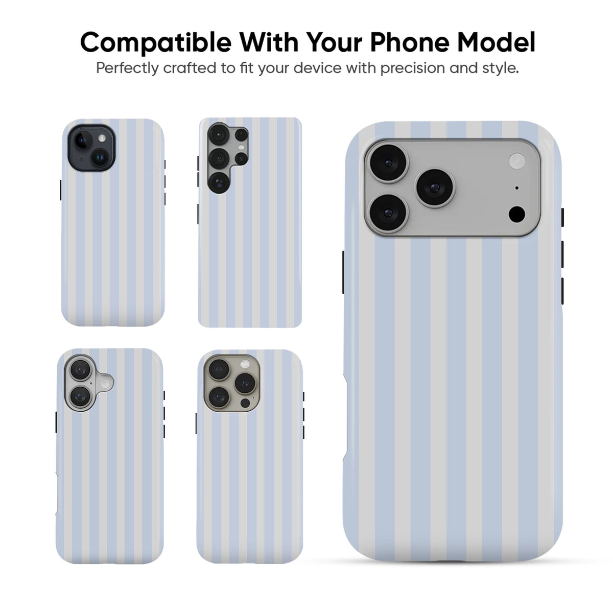 Sky Blue Stripes - cheekycase