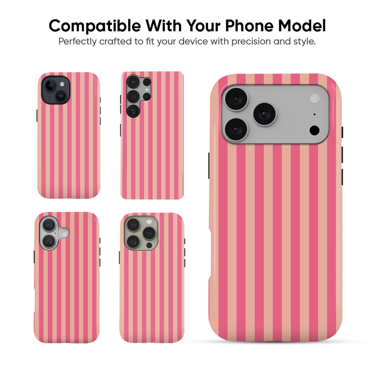 Pink Candy Stripes - cheekycase