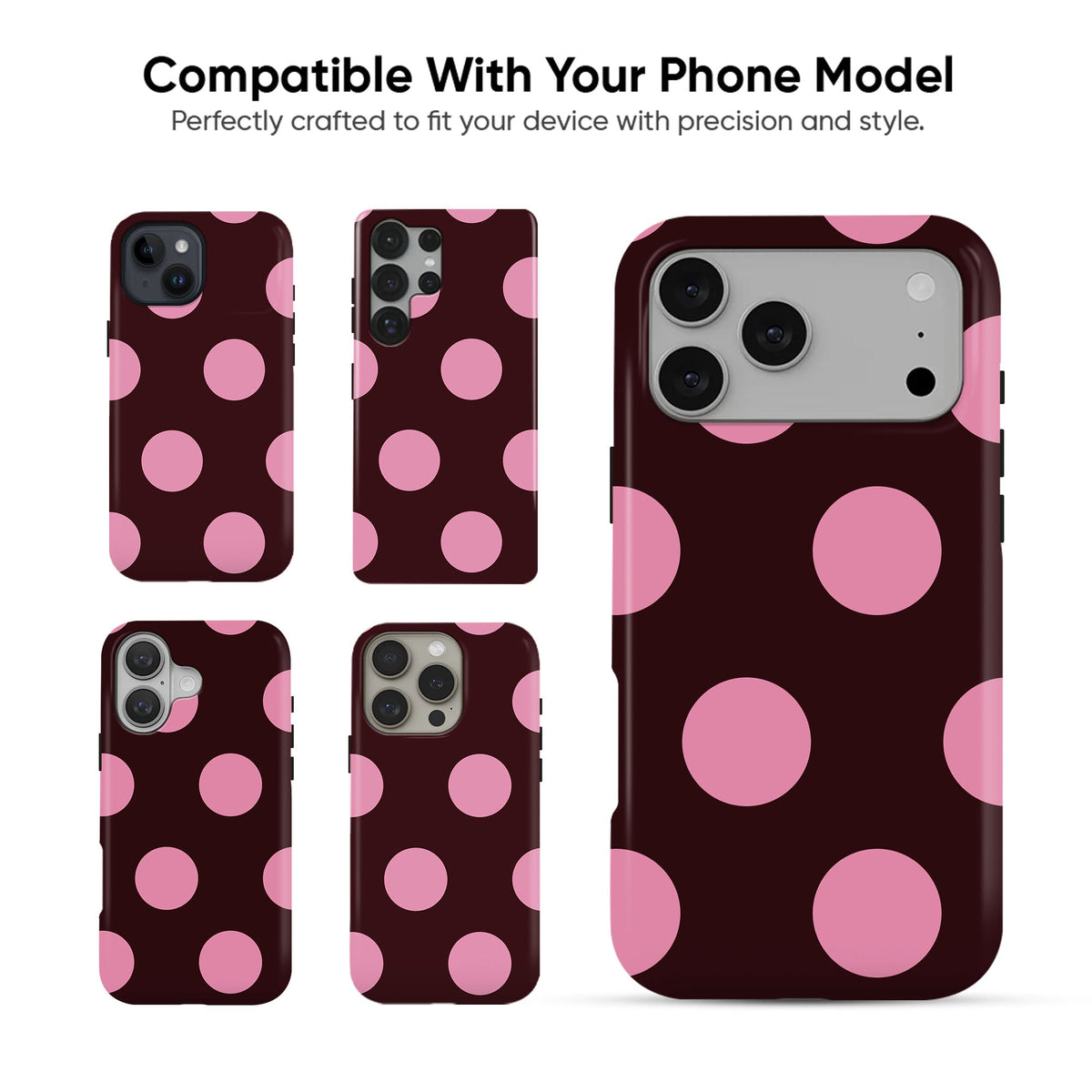 Plum Pink Dots - cheekycase