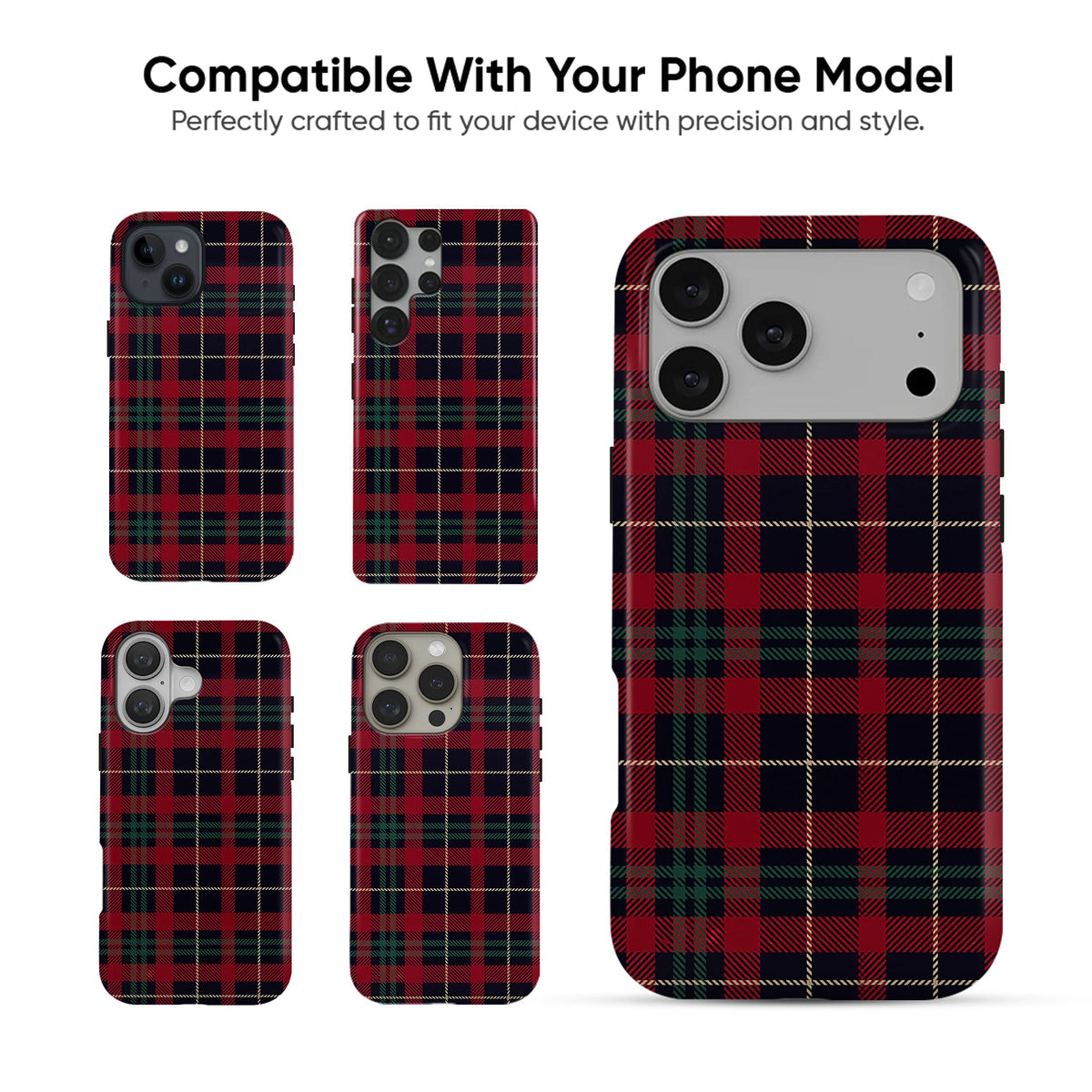Plaid Latte Tough Case - cheekycase