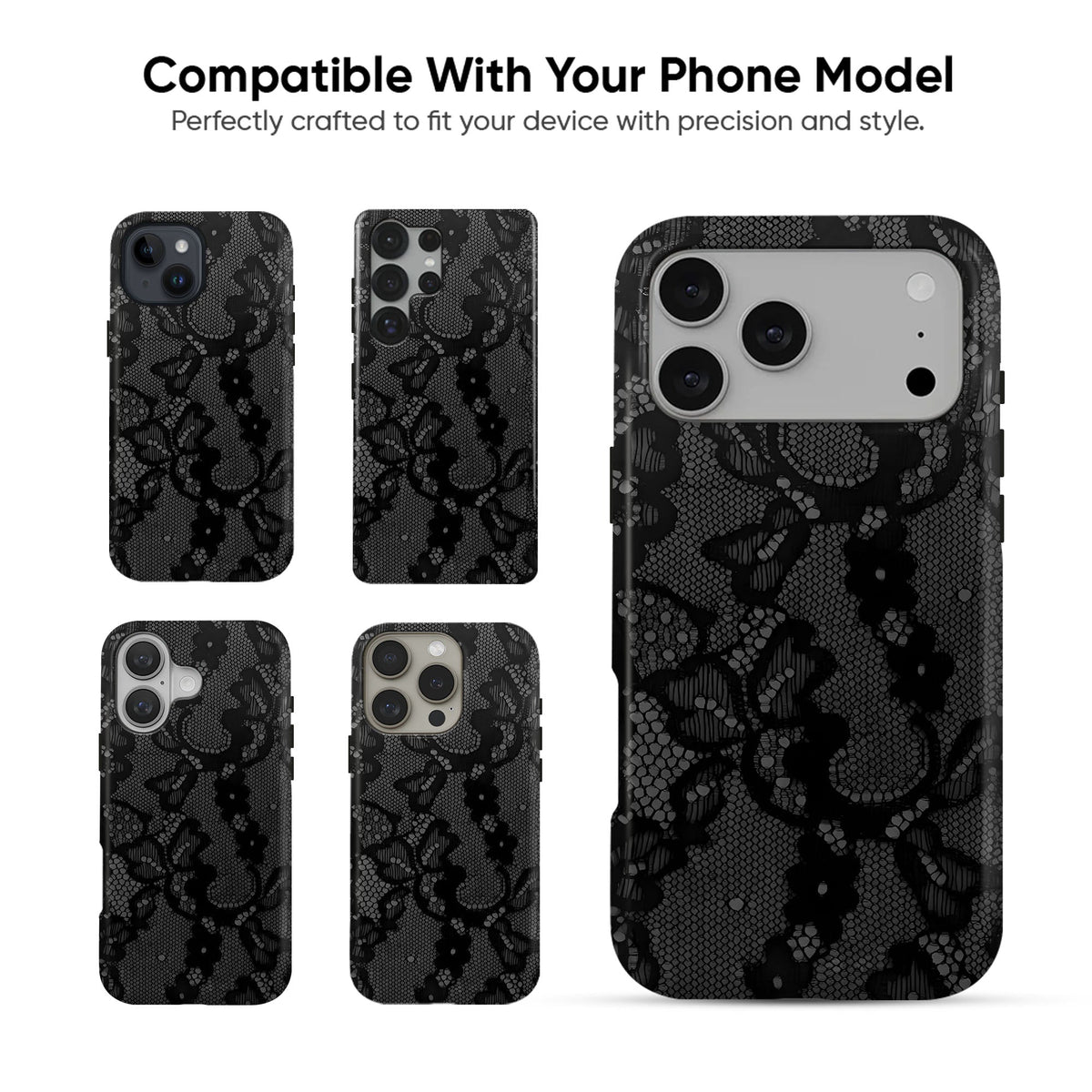 Midnight Lace Tough Case - cheekycase