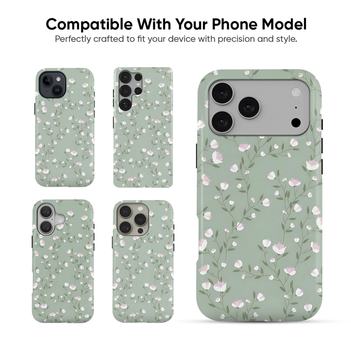 Mint Garden Tough Case - cheekycase