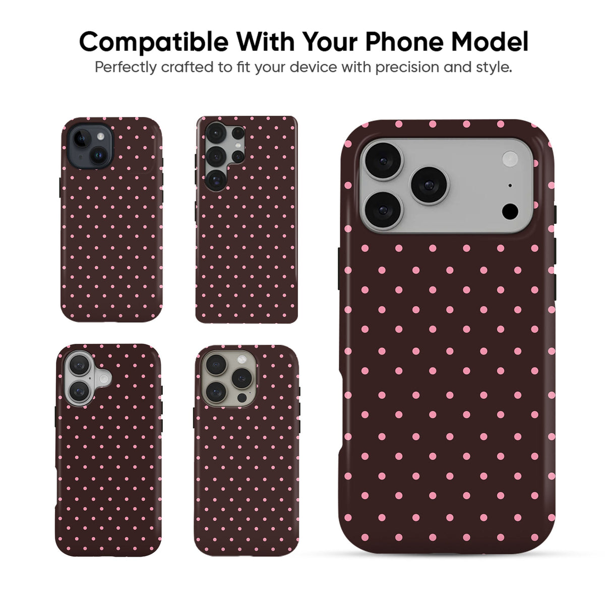 Retro Dot Scatter Tough Case - cheekycase