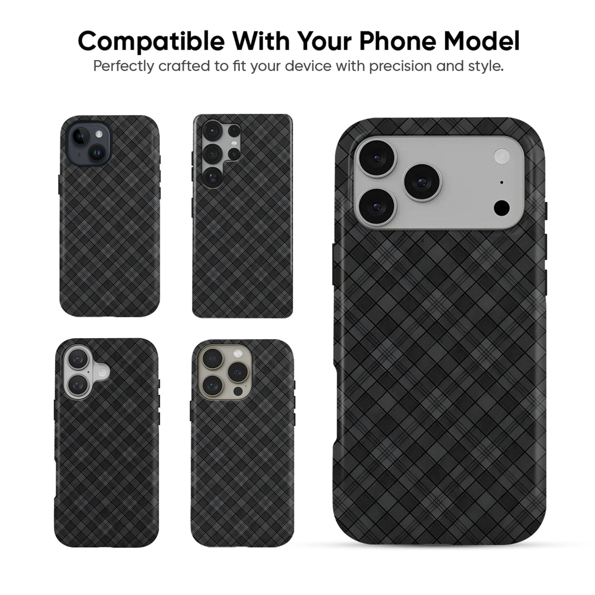 Smoky Monochrome Tough Case - cheekycase