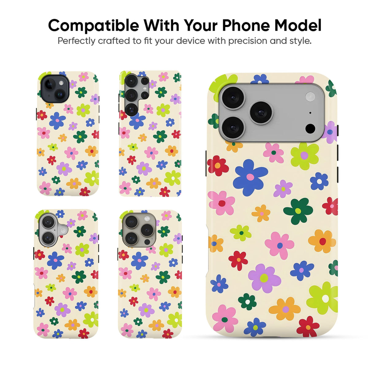Rainbow Field Tough Case - cheekycase
