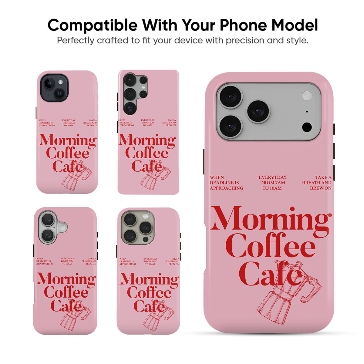 Morning Coffee Club Tough Case - cheekycase