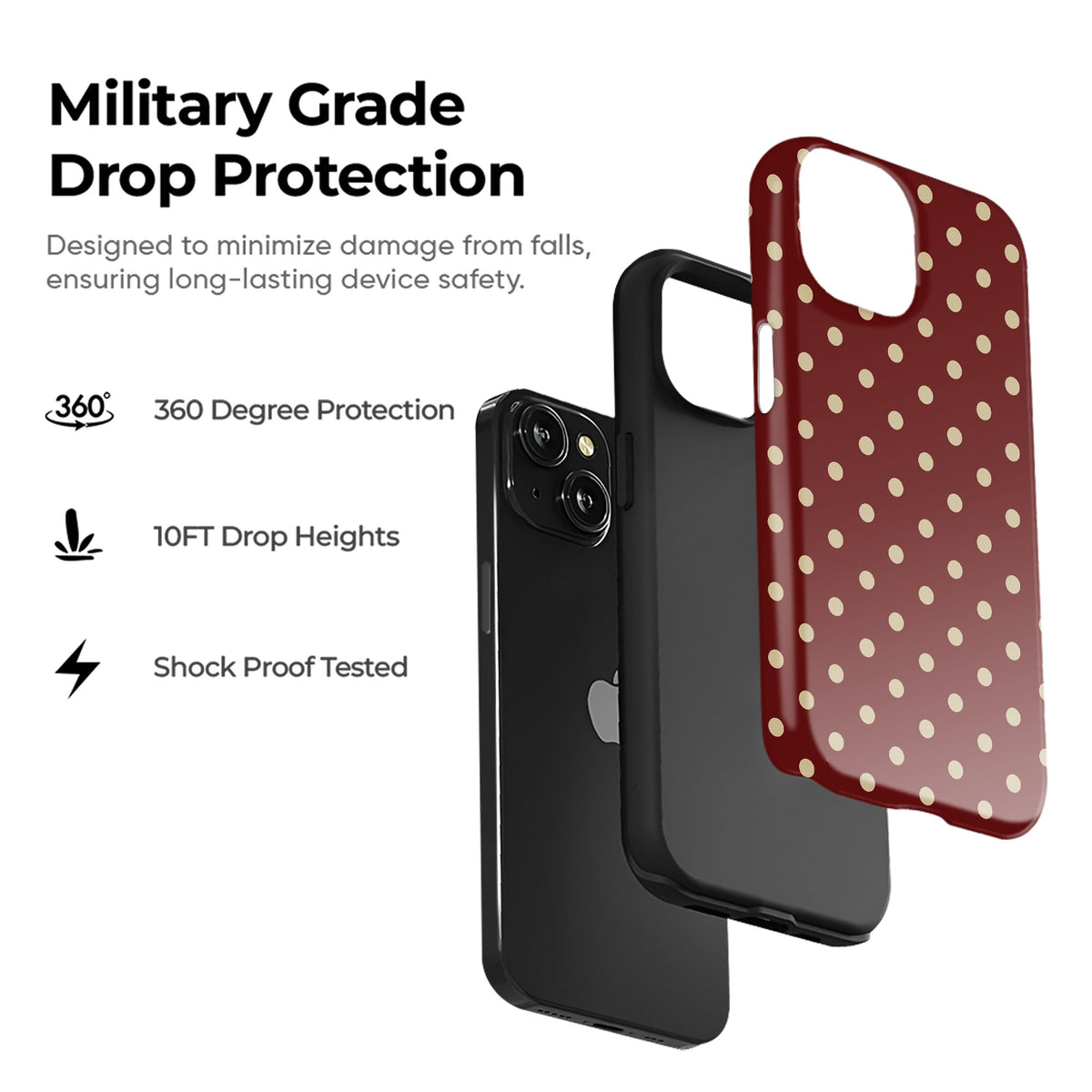 Wine Micro Dots - cheekycase