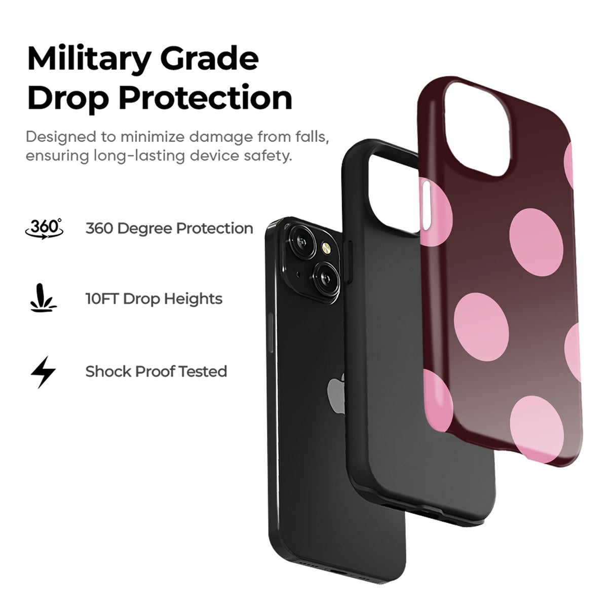 Plum Pink Dots - cheekycase
