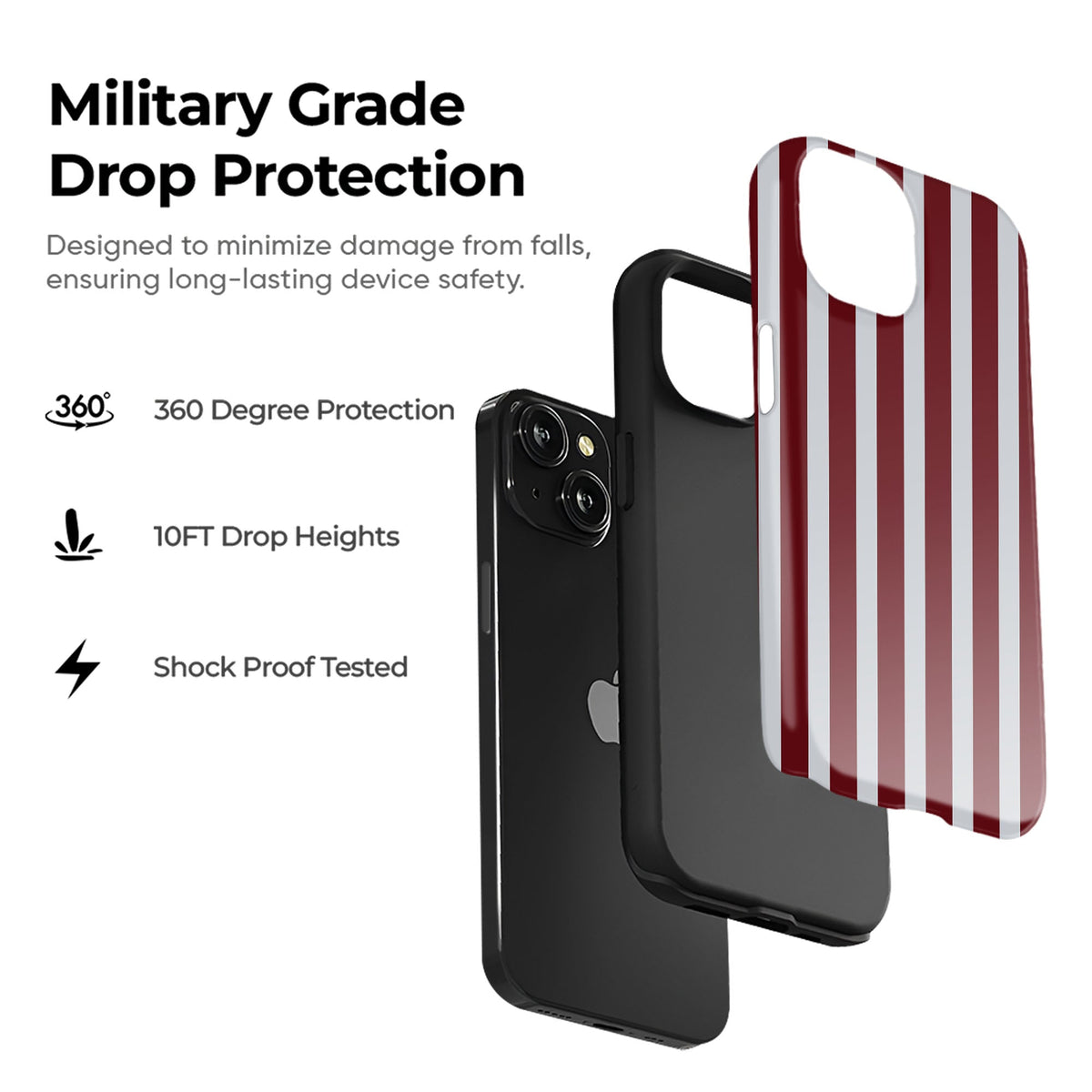 Red White Stripes - cheekycase