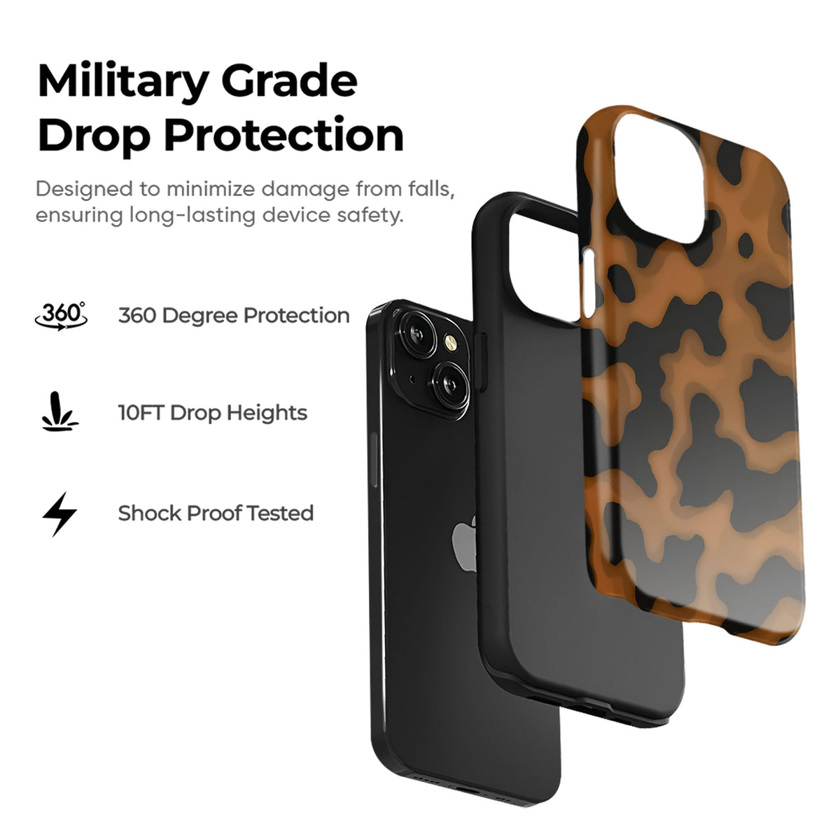 Brown Lava Tough Case - cheekycase