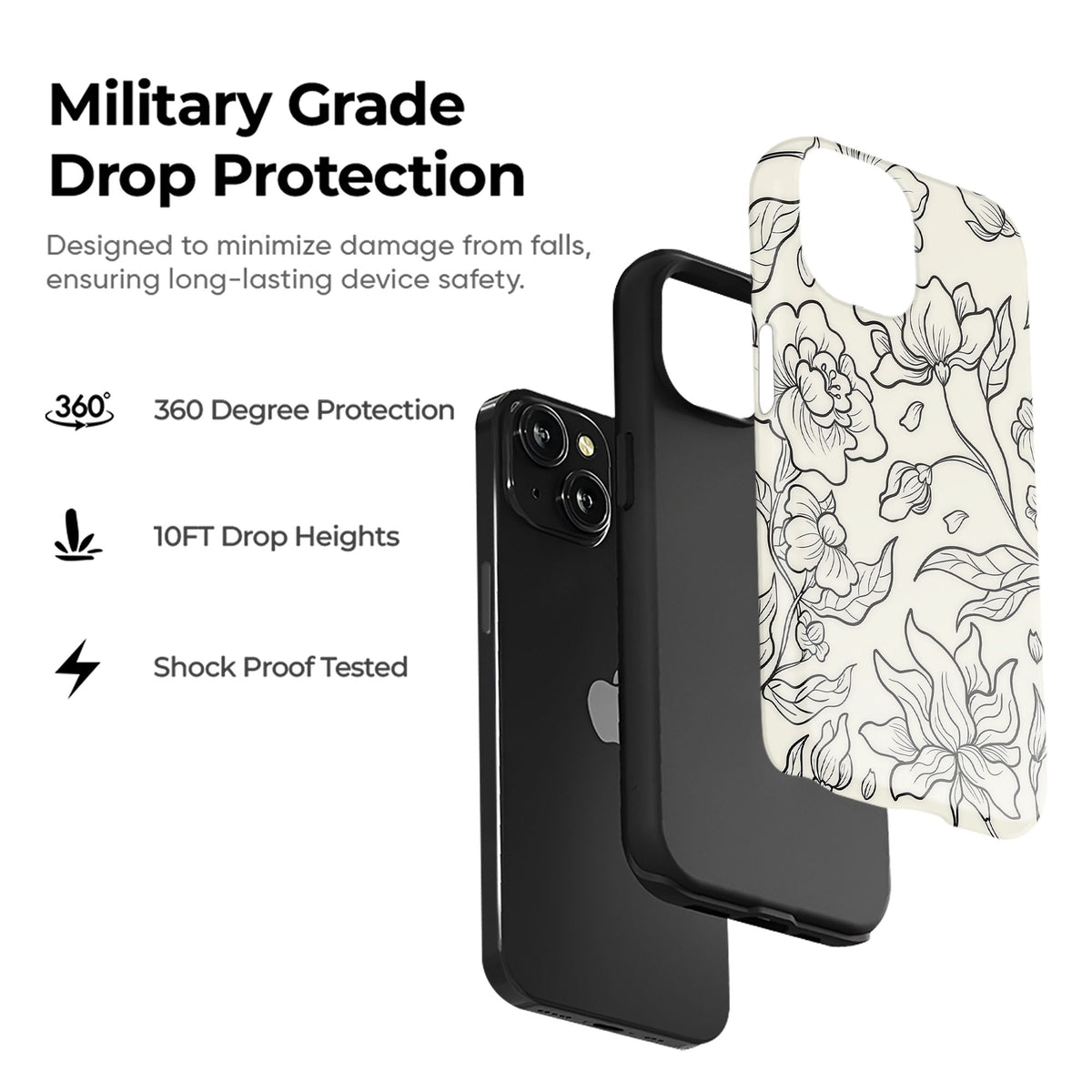 Bloom Engraving Tough Case - cheekycase