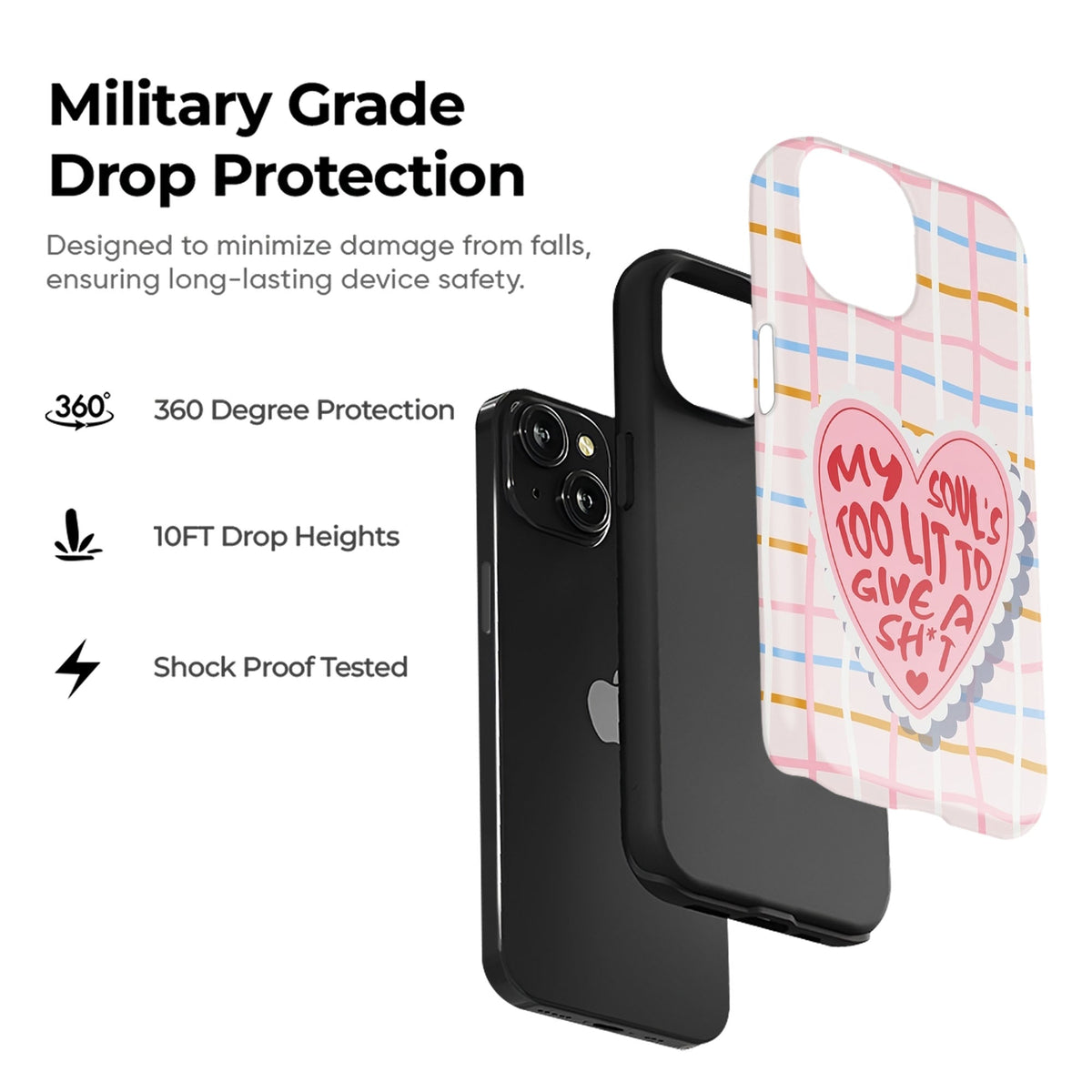 Sassy Patch Grid Tough Case - cheekycase