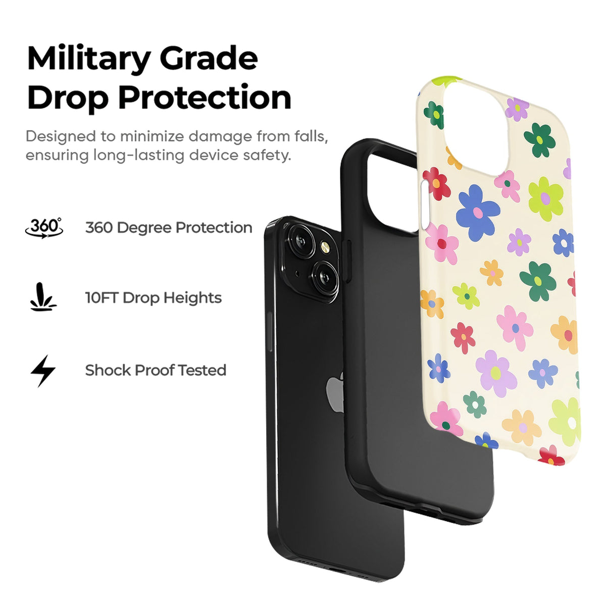 Rainbow Field Tough Case - cheekycase