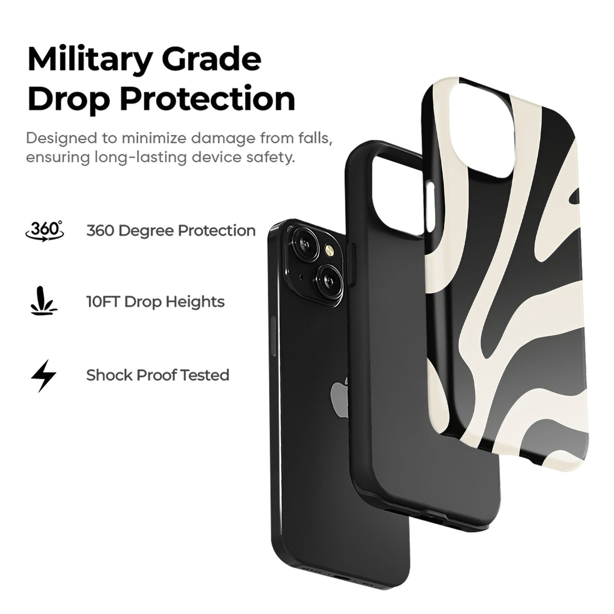 Psychedelic Zebra Tough Case - cheekycase