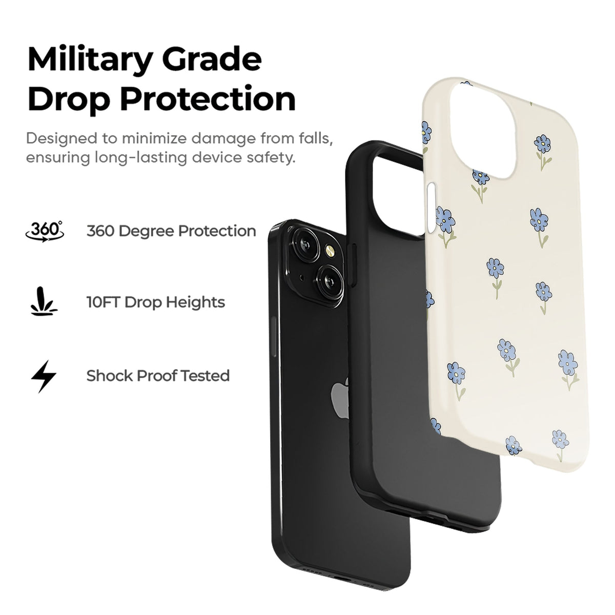 Bluebell Whisper Tough Case - cheekycase