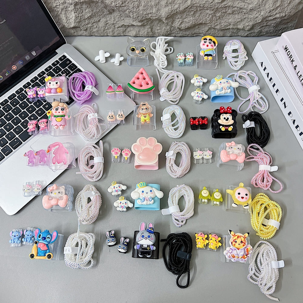 3D Cute Stitch Adventure Cartoon Doll Charger Case