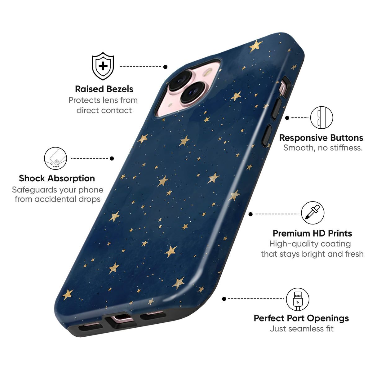 Astro-Ink Confetti Tough Case - cheekycase