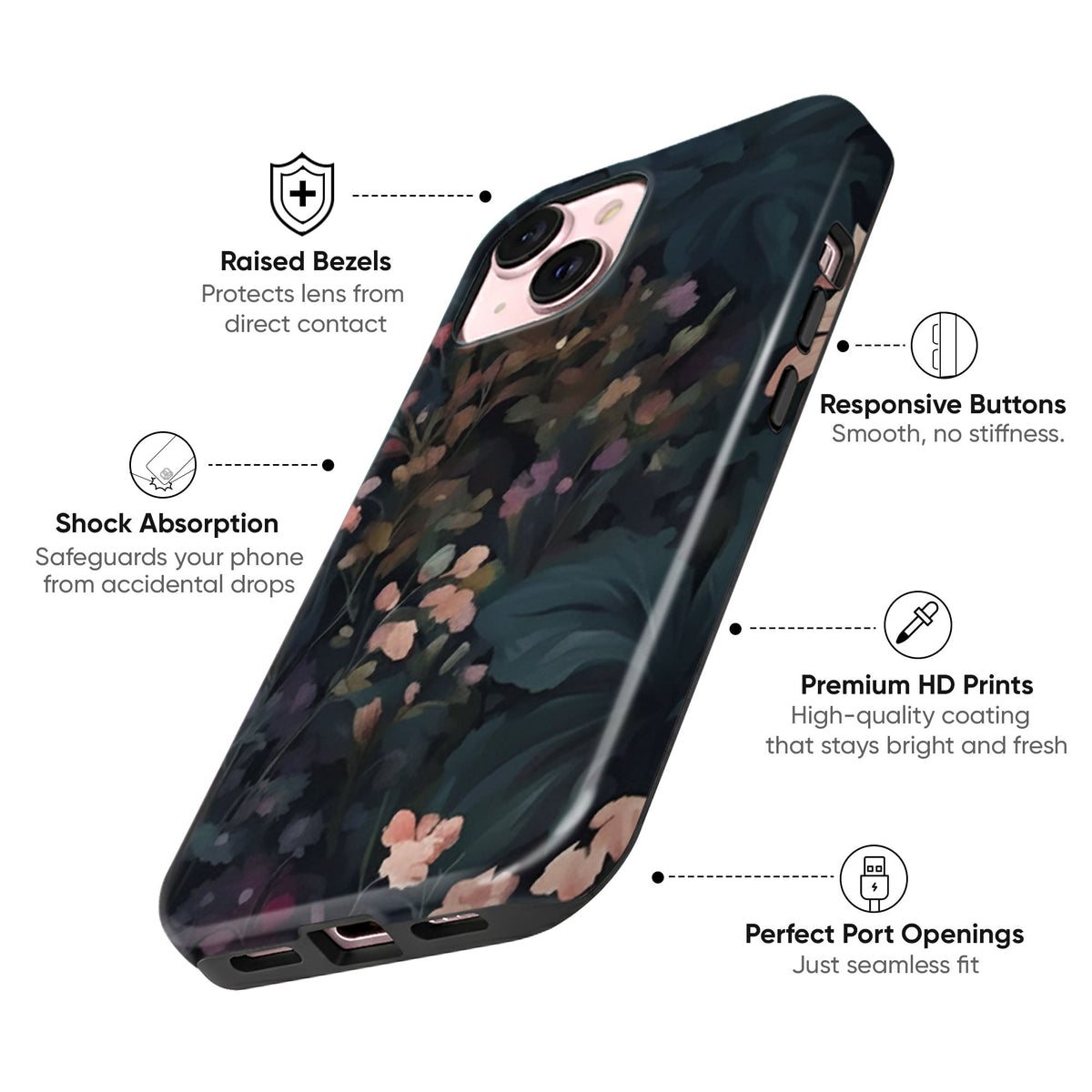 Dark Garden Tough Case - cheekycase