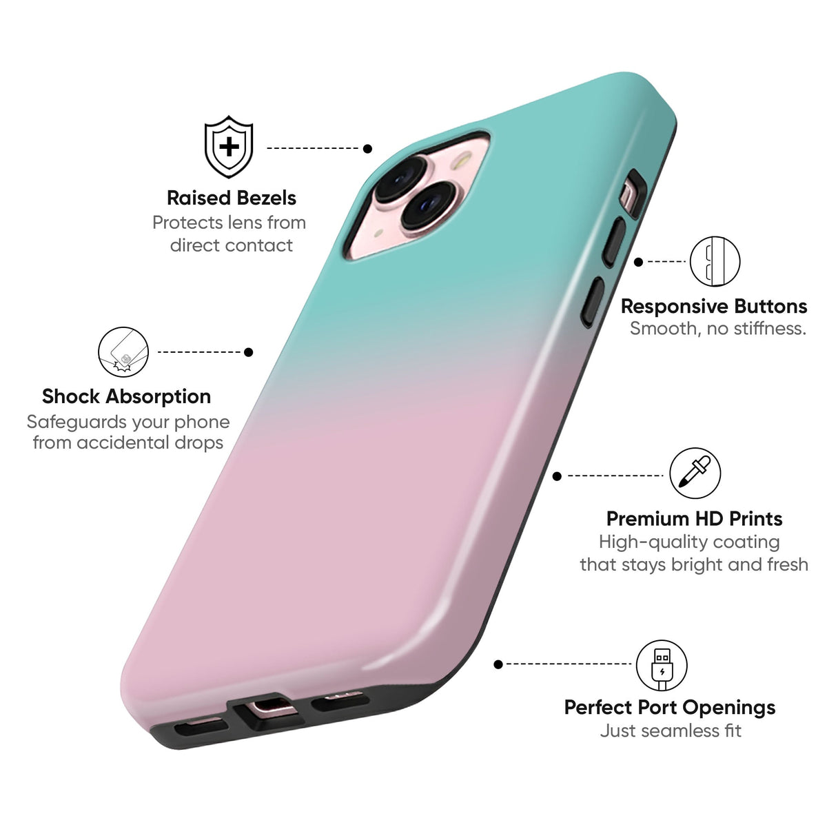 Pastel Fade Tough Case - cheekycase