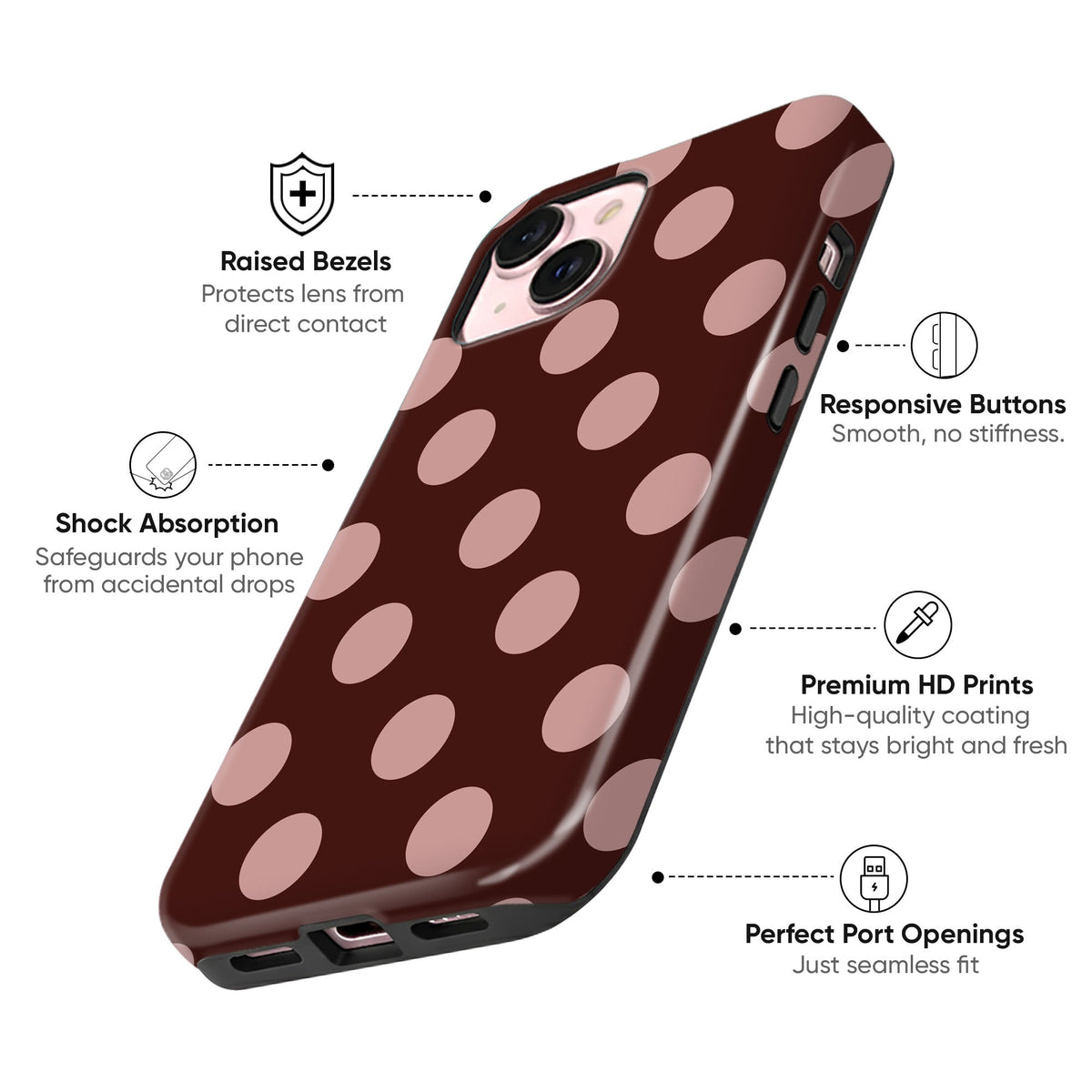 Choco Big Dots - cheekycase