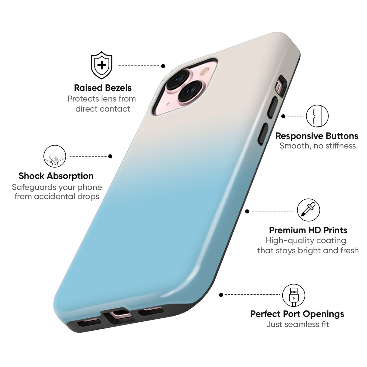 Morning Gradient Tough Case - cheekycase