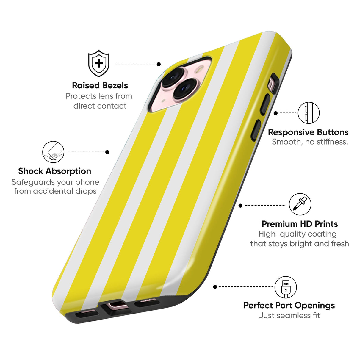 Sunbeam Stripes Tough Case - cheekycase