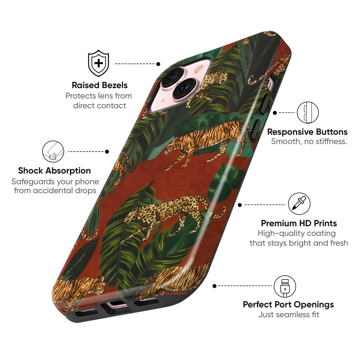 Jungle Royale Tough Case - cheekycase