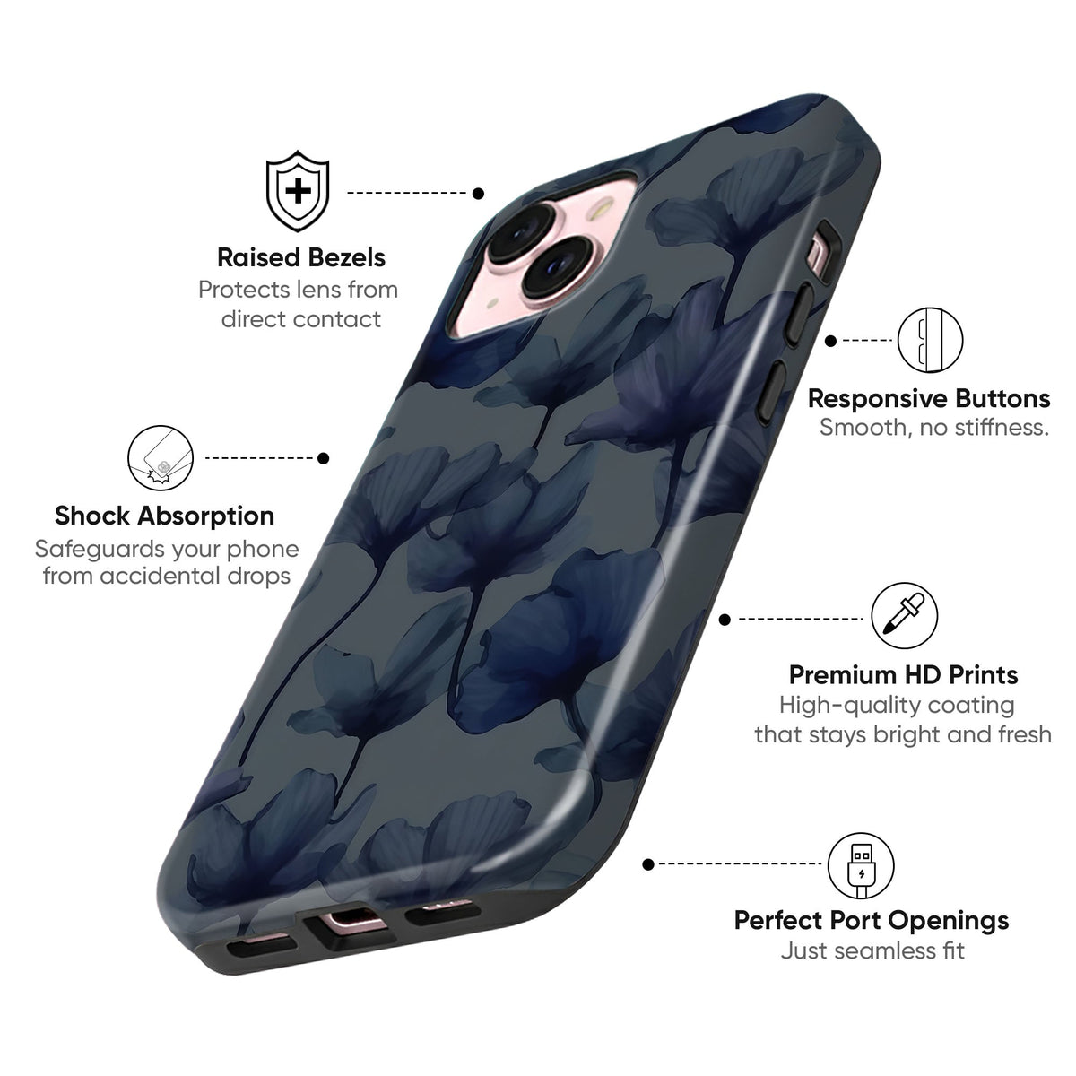 Abyss Flora Tough Case - cheekycase