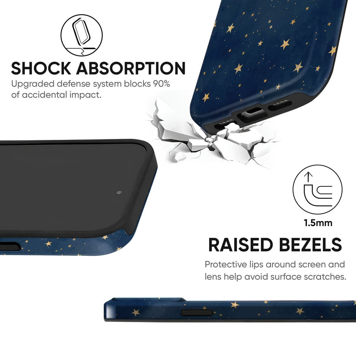 Astro-Ink Confetti Tough Case - cheekycase