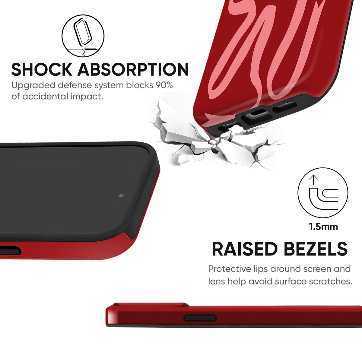 Pink Ribbon Red - cheekycase