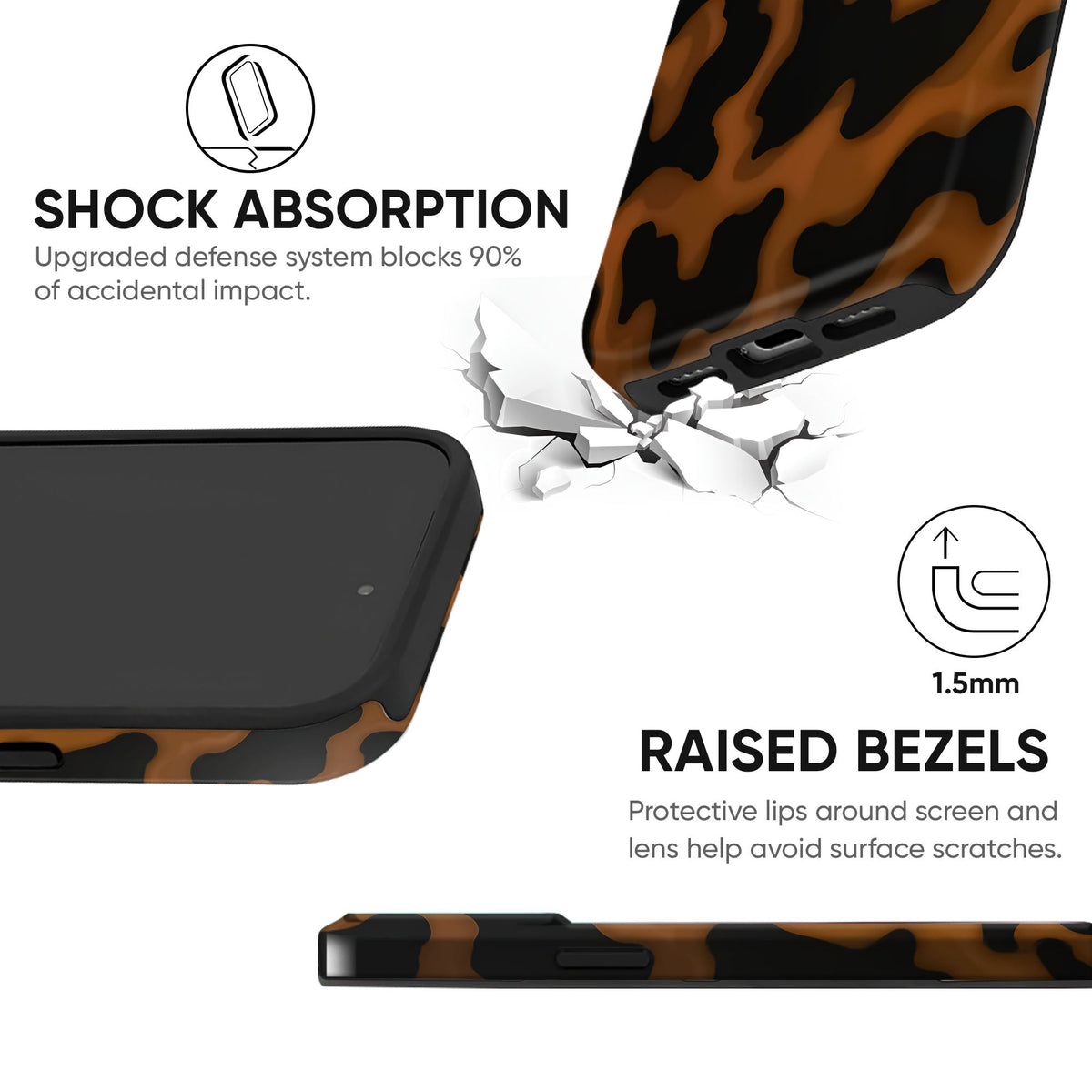 Brown Lava Tough Case - cheekycase