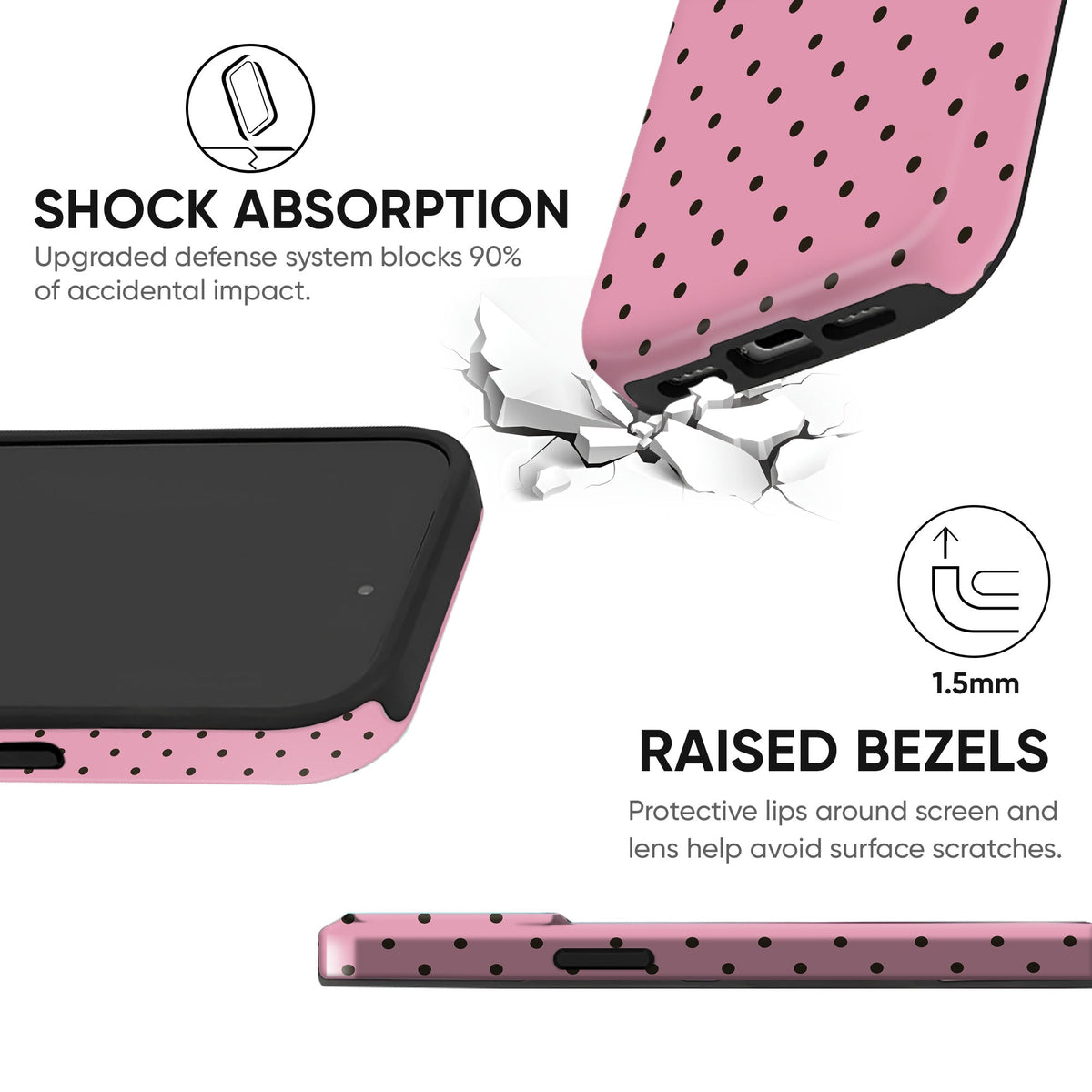 Minnie Dot Tough Case - cheekycase