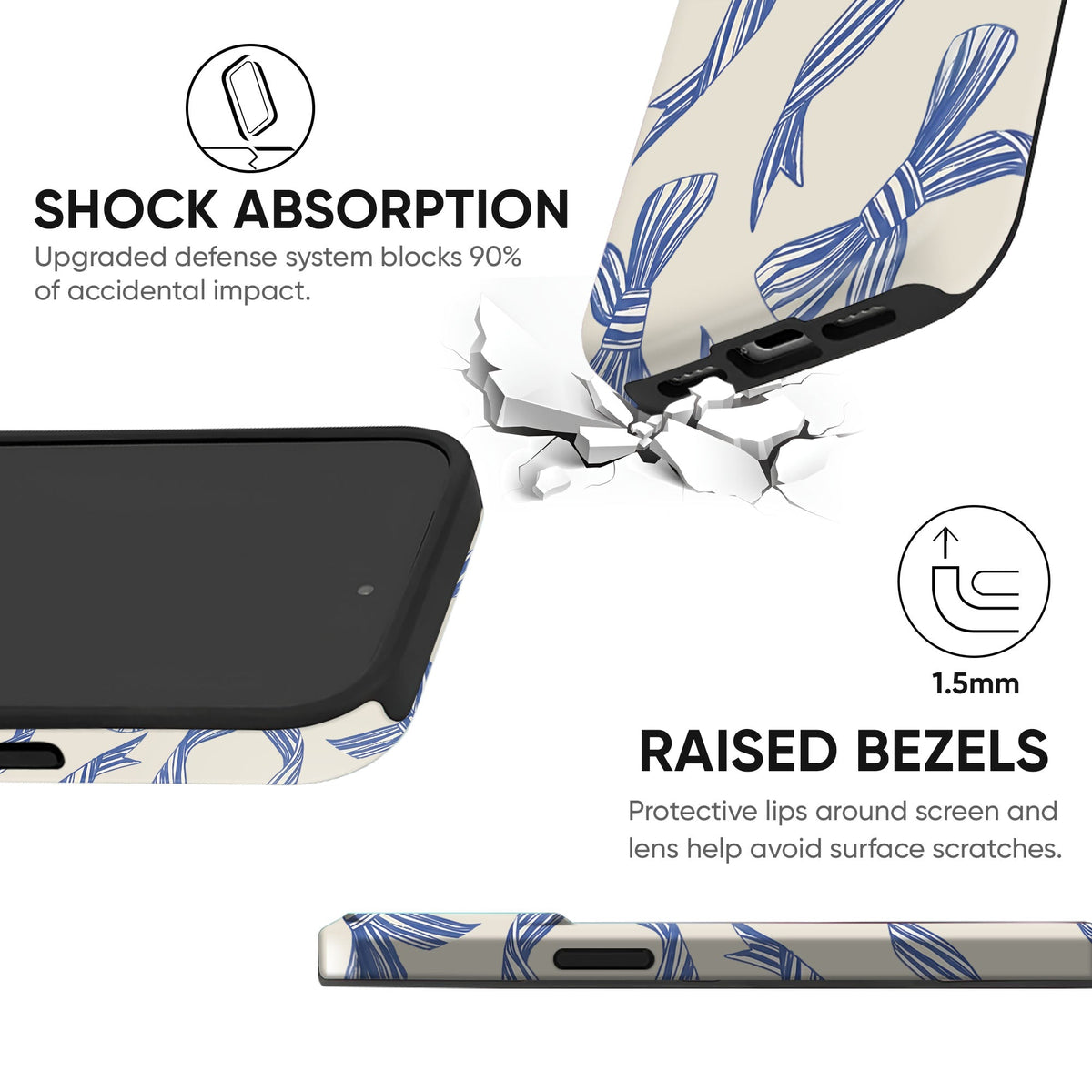 Vintage Ribbon Tough Case - cheekycase