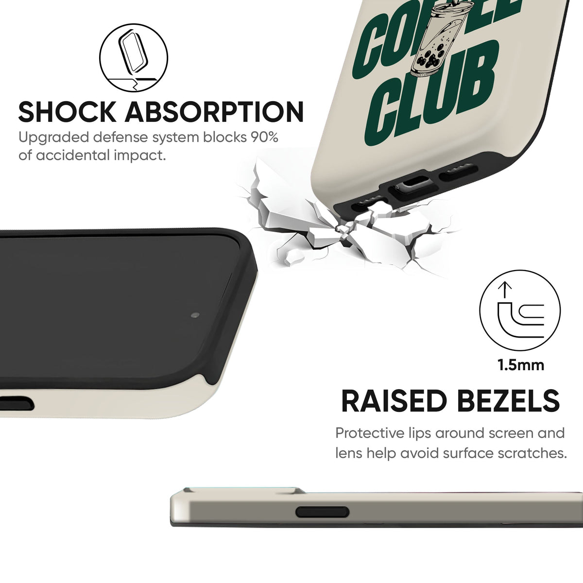 Morning Coffee Café Tough Case - cheekycase
