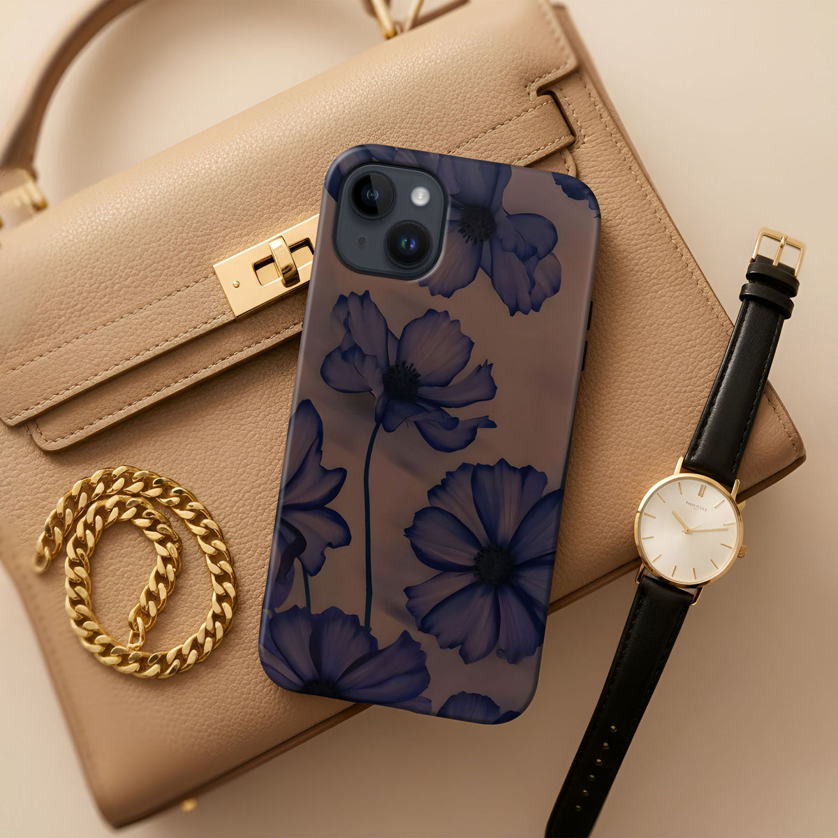 Blue Petal Haze Tough Case - cheekycase