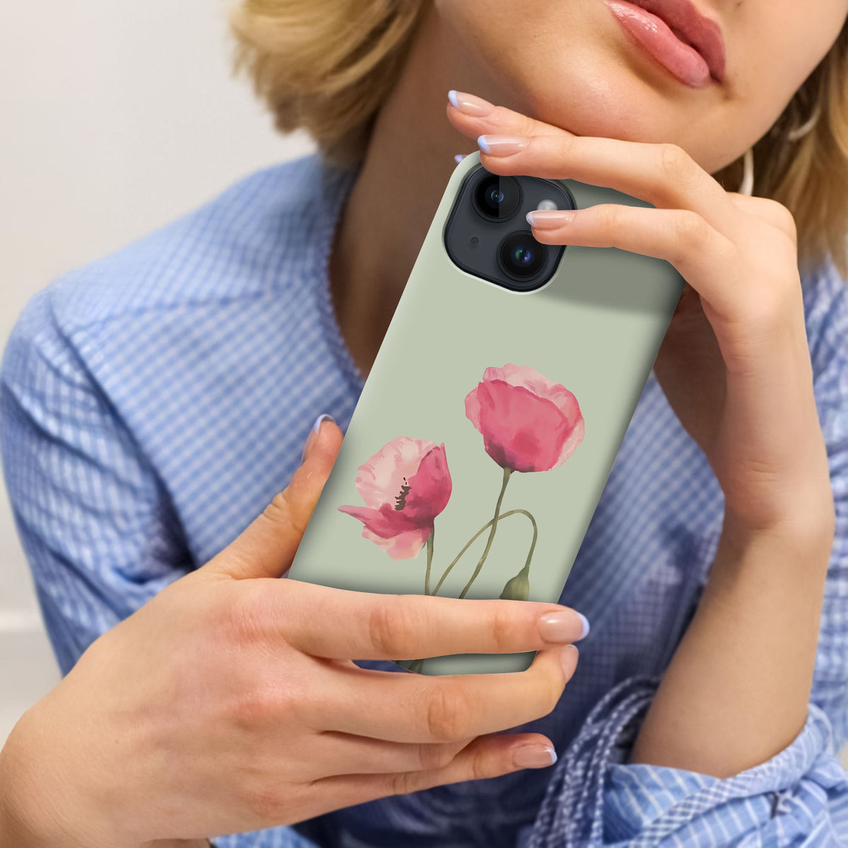 Peony Whisper Tough Case - cheekycase
