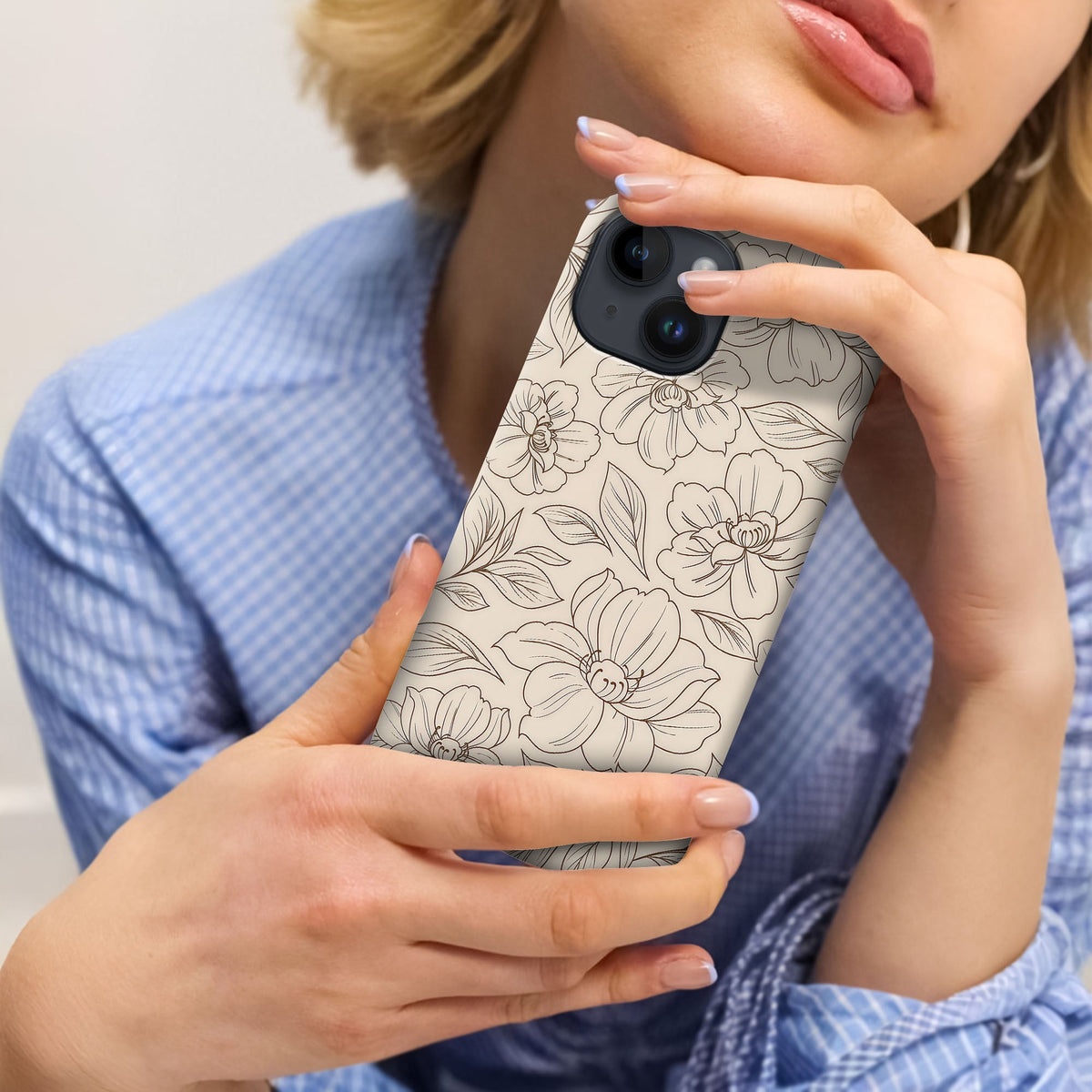 Peony Cashmere Tough Case - cheekycase