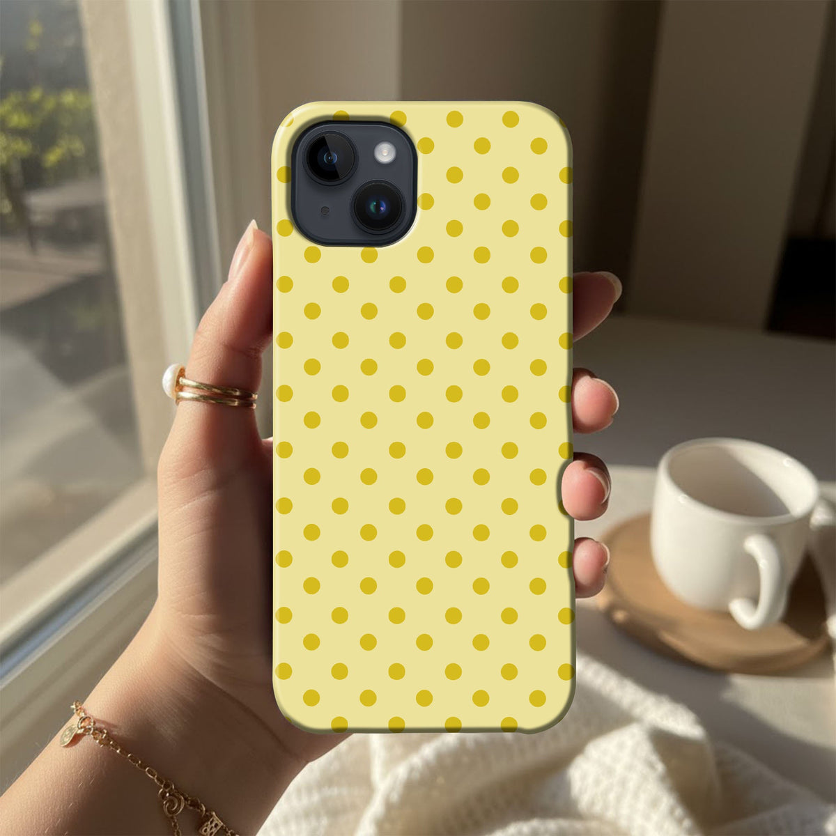 Yellow Micro Dots - cheekycase