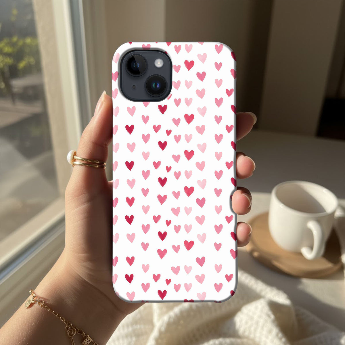 Pink Hearts Mini - cheekycase