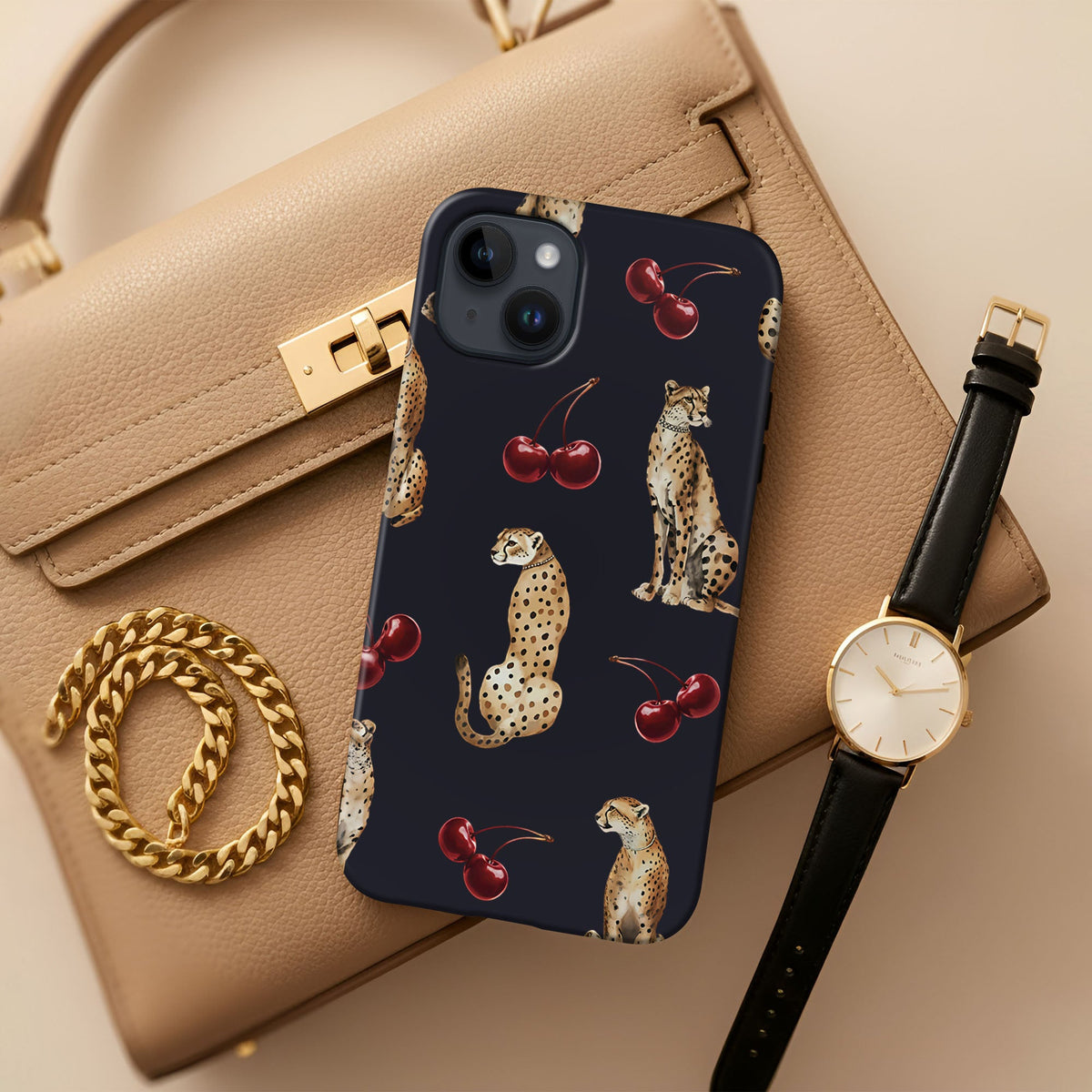 Cheetah Cherry Tough Case - cheekycase