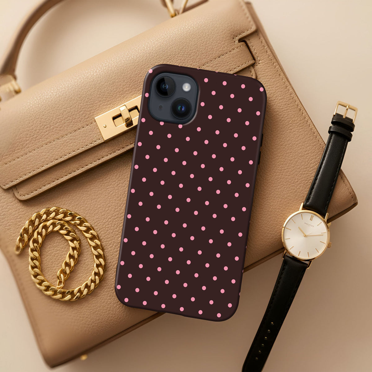 Retro Dot Scatter Tough Case - cheekycase