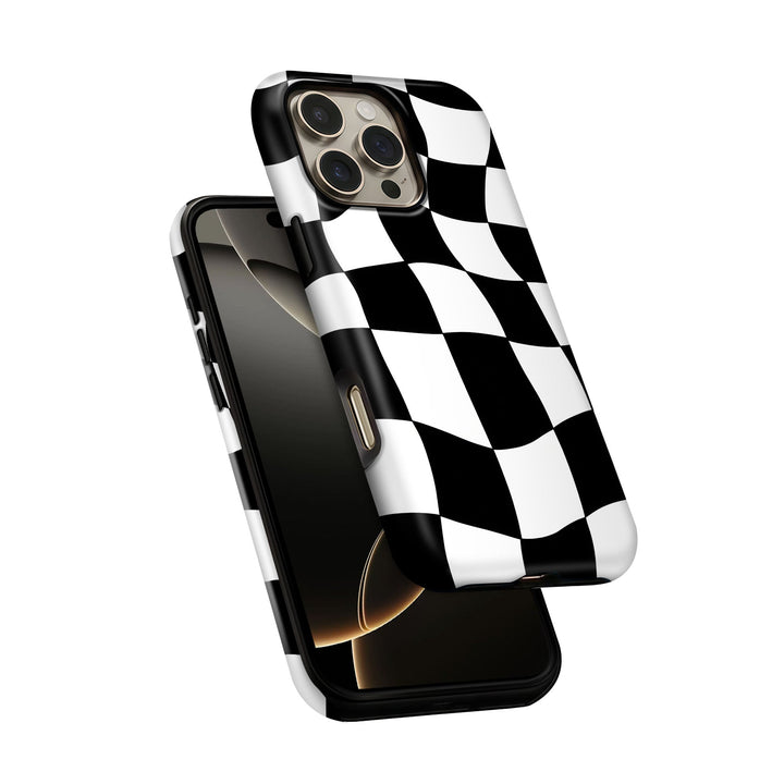 B&W Wavy Checks - cheekycase