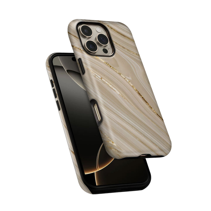 Beige Veins Tough Case - cheekycase