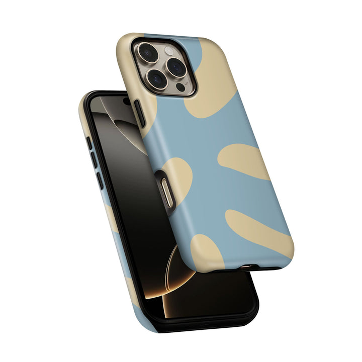 Blue Cream Abstract - cheekycase