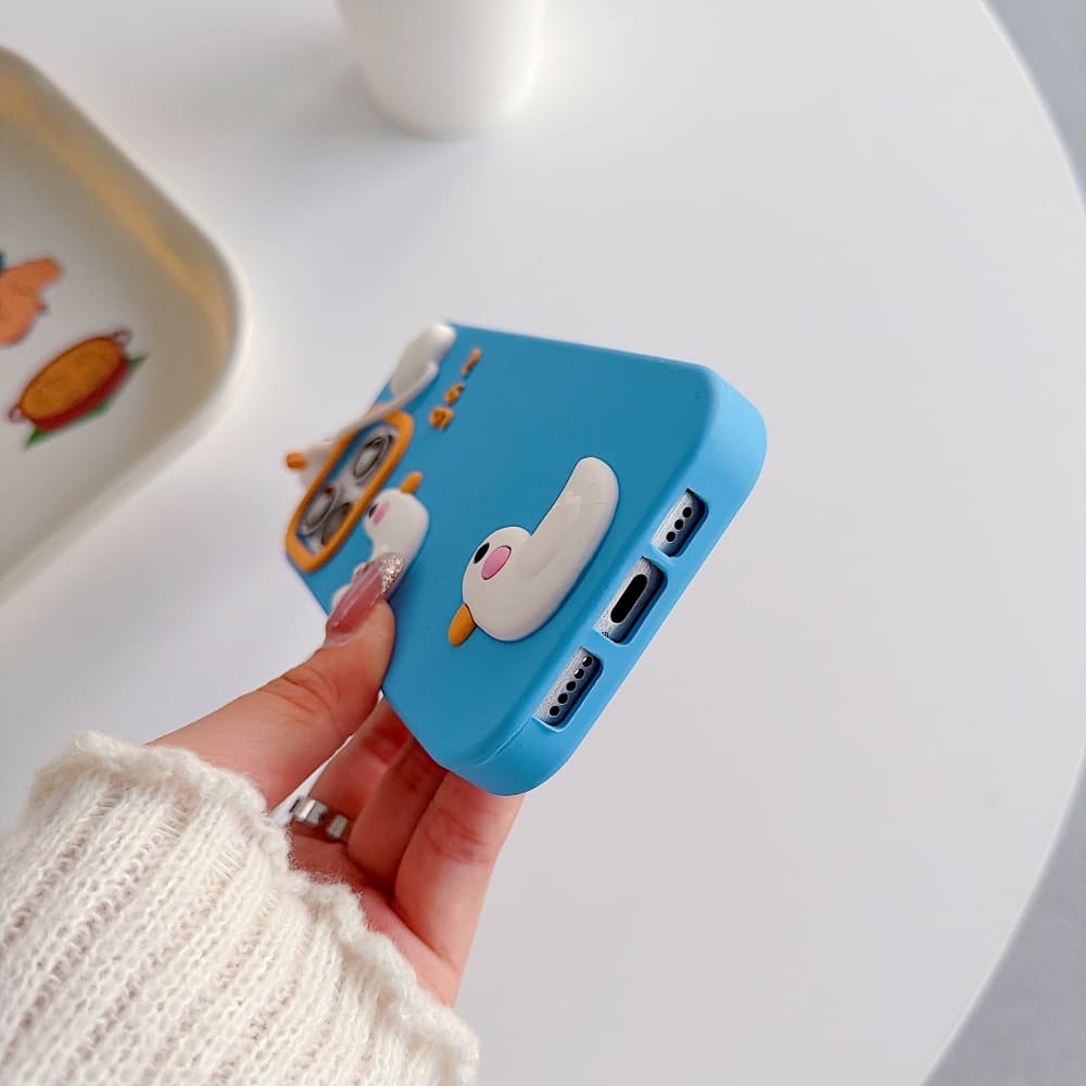 Cloudy Duck Dream Phone Case For iPhone