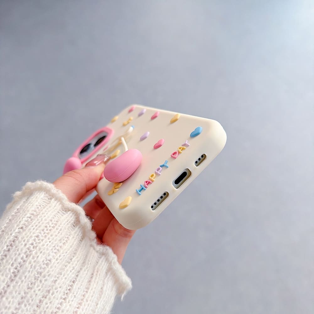 Dreamy Hearts Charm iPhone Case