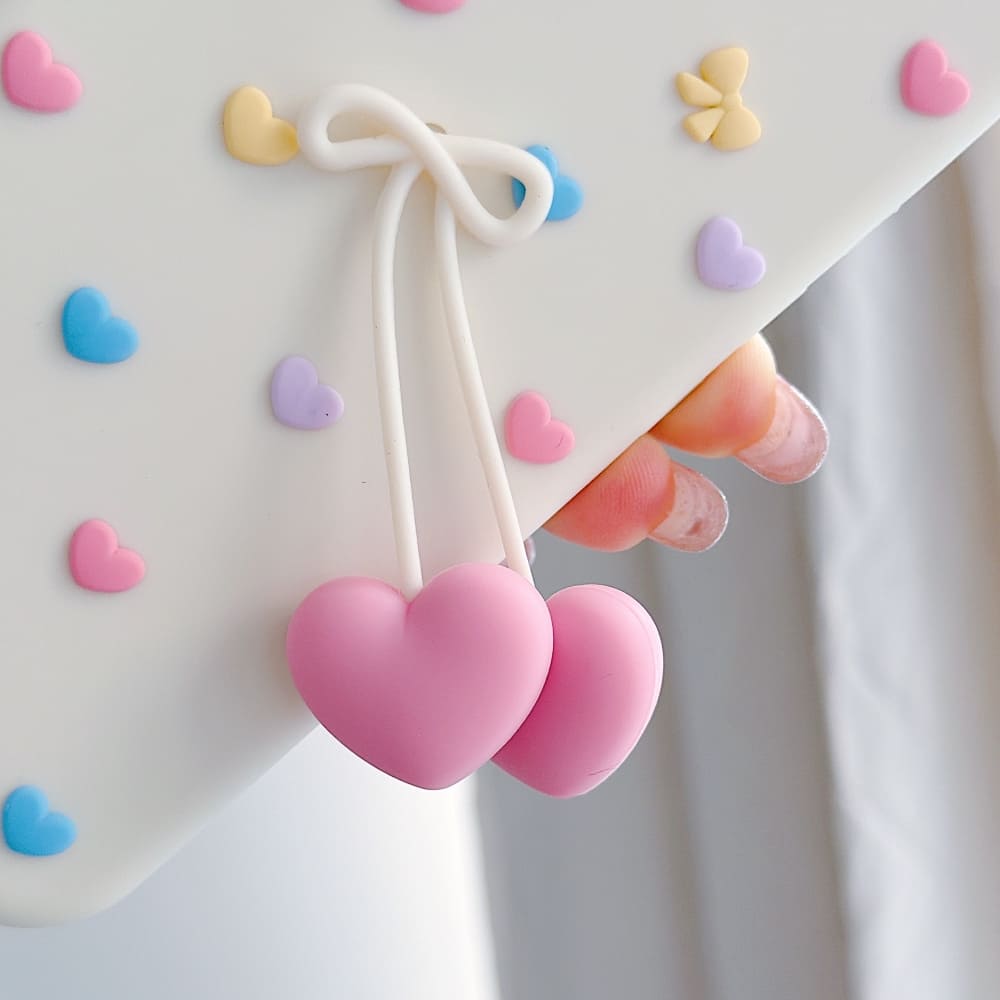 Dreamy Hearts Charm iPhone Case