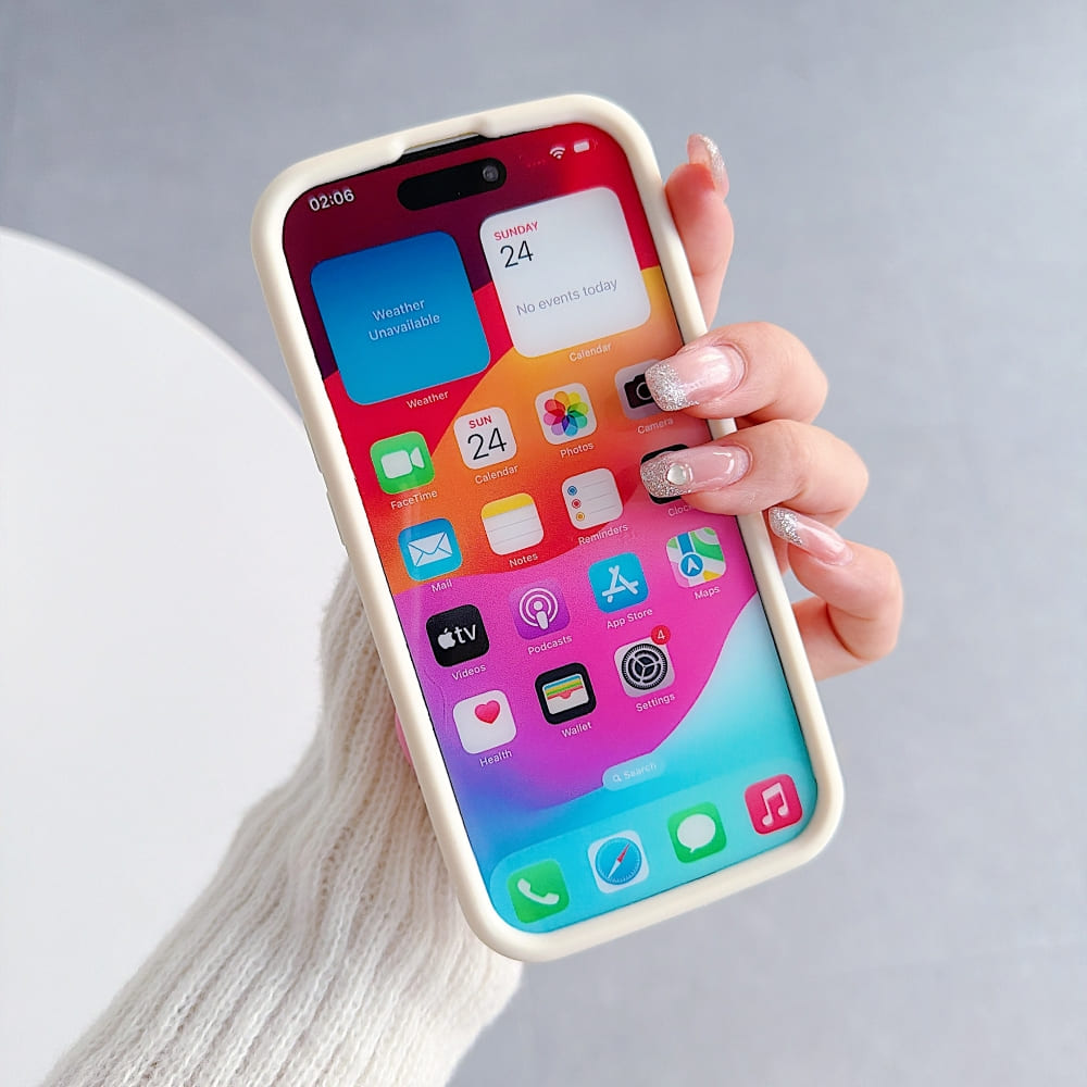 Dreamy Hearts Charm iPhone Case